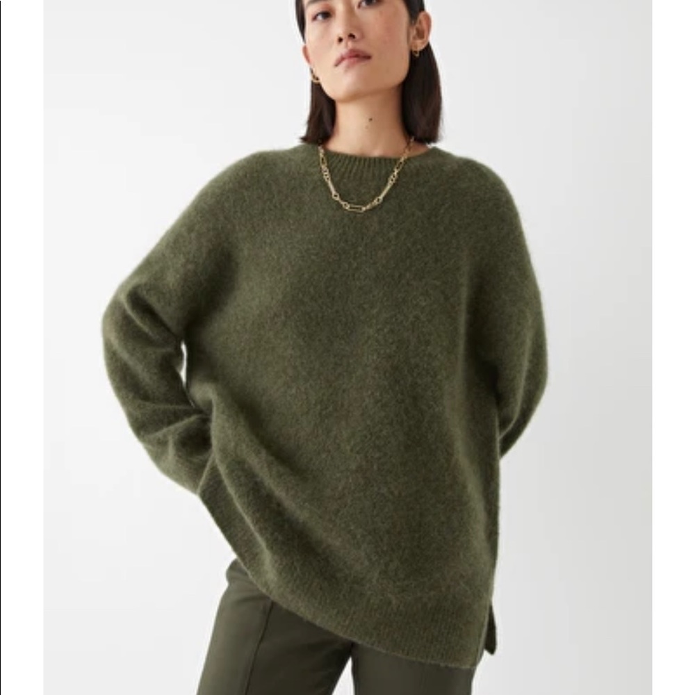 & Other stories green sweater